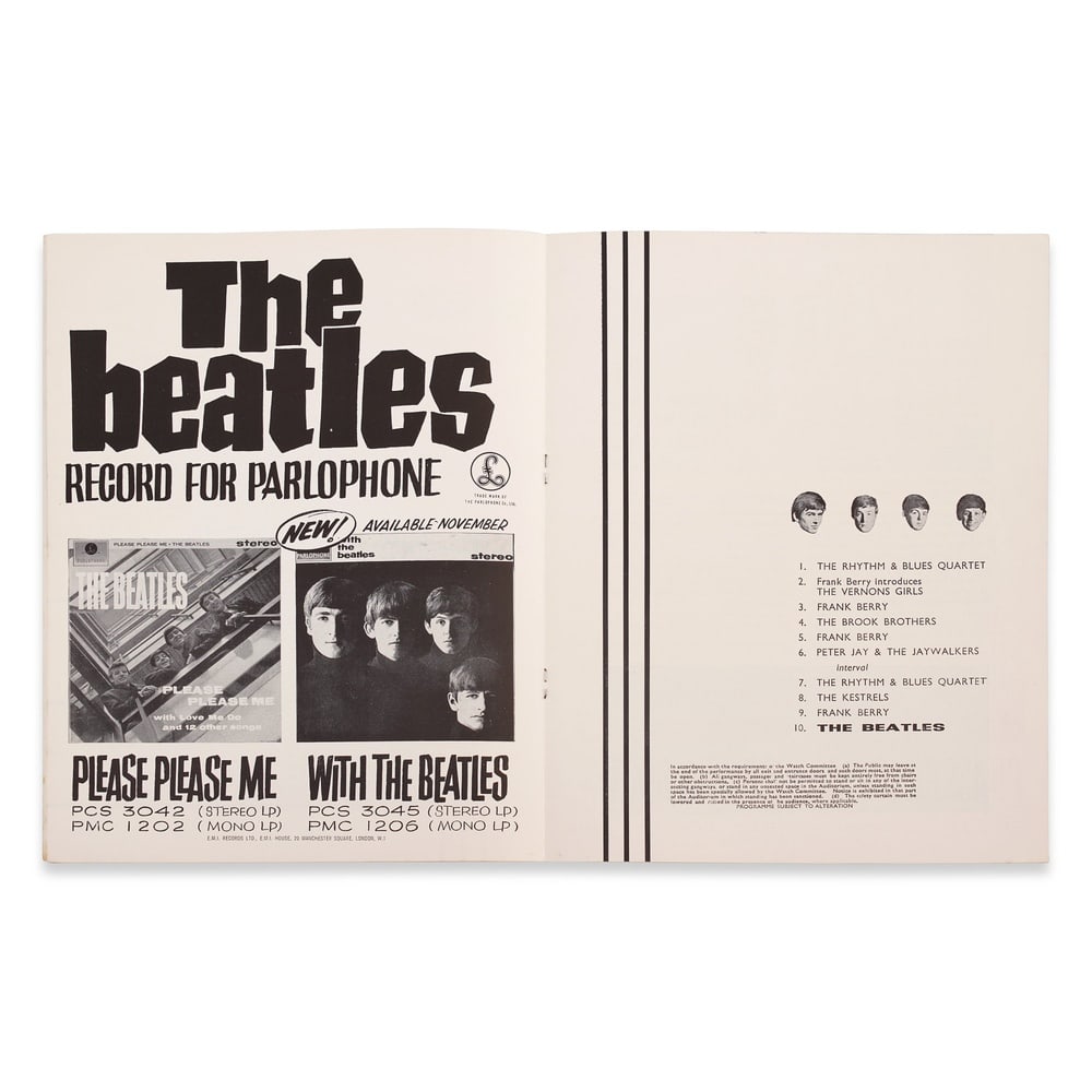 THE BEATLES FULLY SIGNED THE BEATLES SHOW PROGRAM - 4