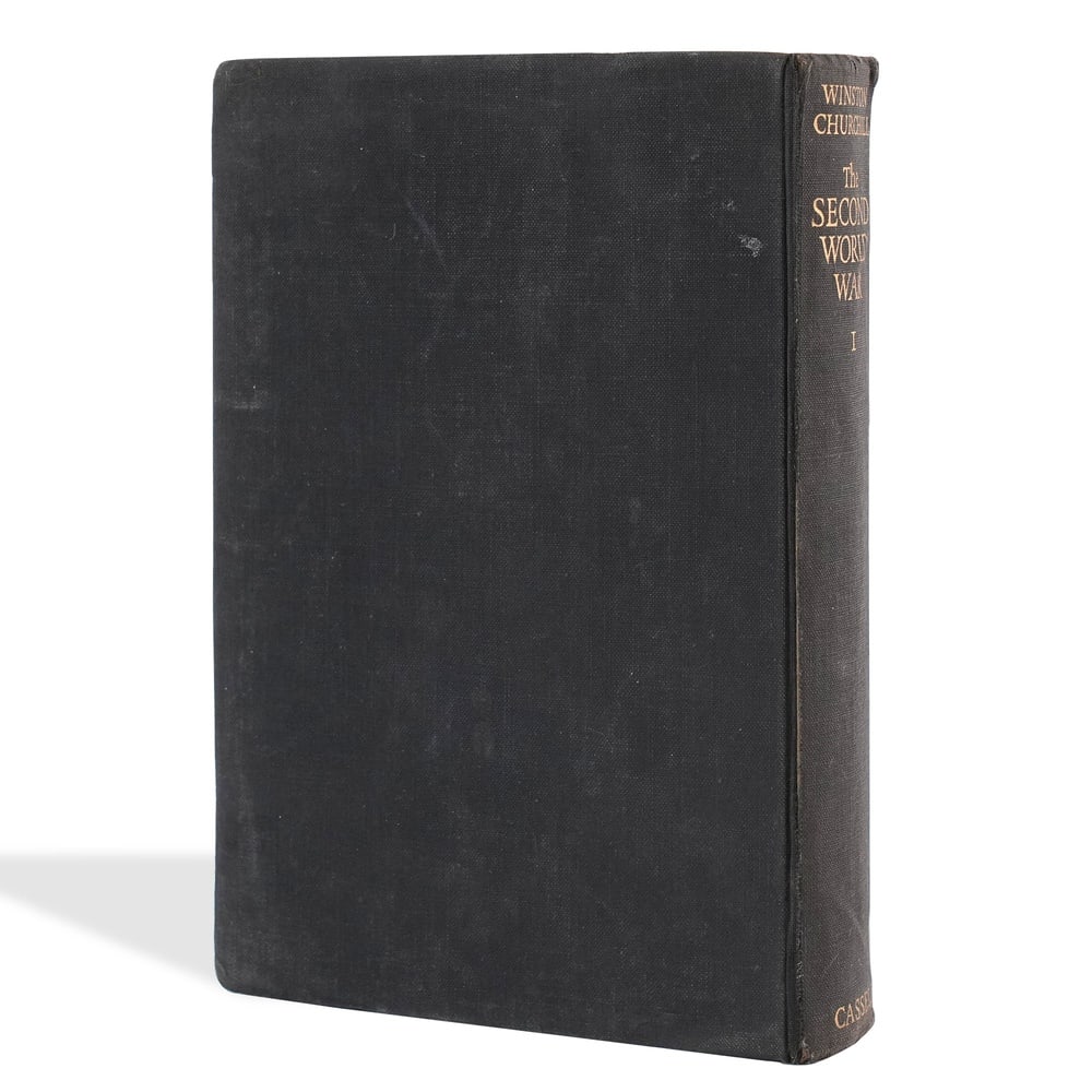 WINSTON S. CHURCHILL SIGNED "THE SECOND WORLD WAR: THE GATHERING STORM" (VOLUME I) - 2