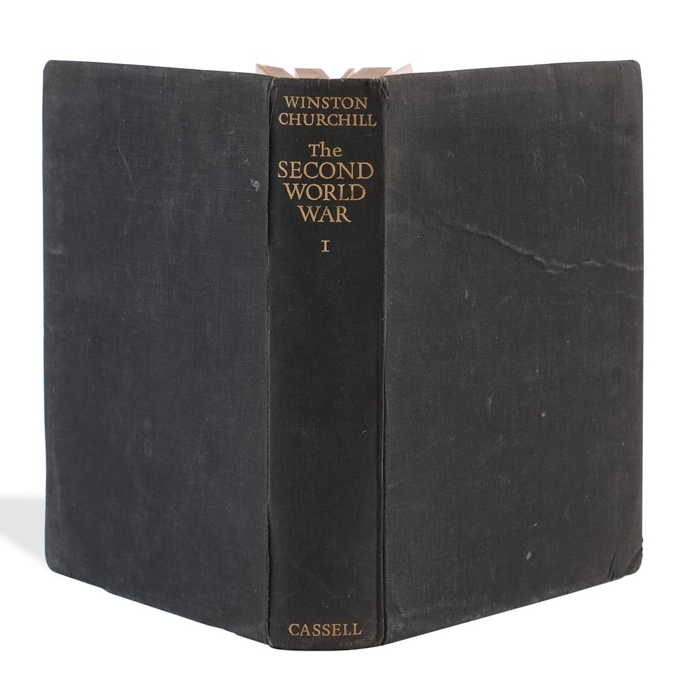 WINSTON S. CHURCHILL SIGNED "THE SECOND WORLD WAR: THE GATHERING STORM" (VOLUME I) - 5