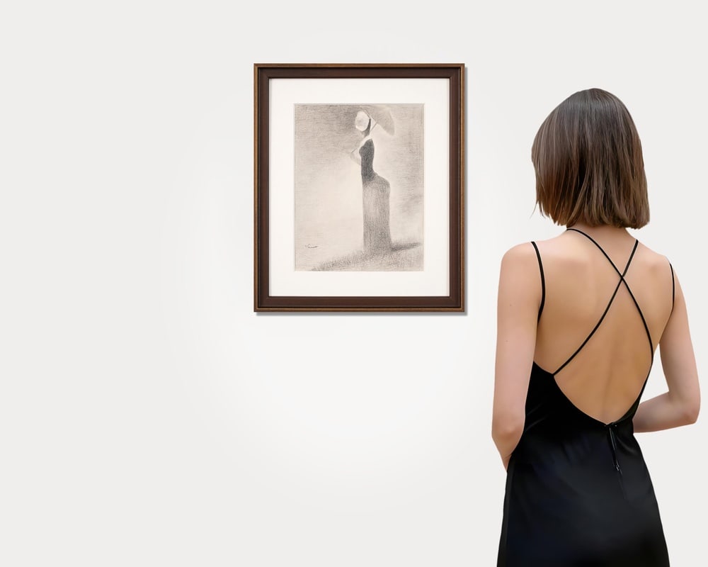 GEORGES SEURAT (1859-1891), ATTRIBUTED TO, CONTÉ CRAYON ON PAPER - 2