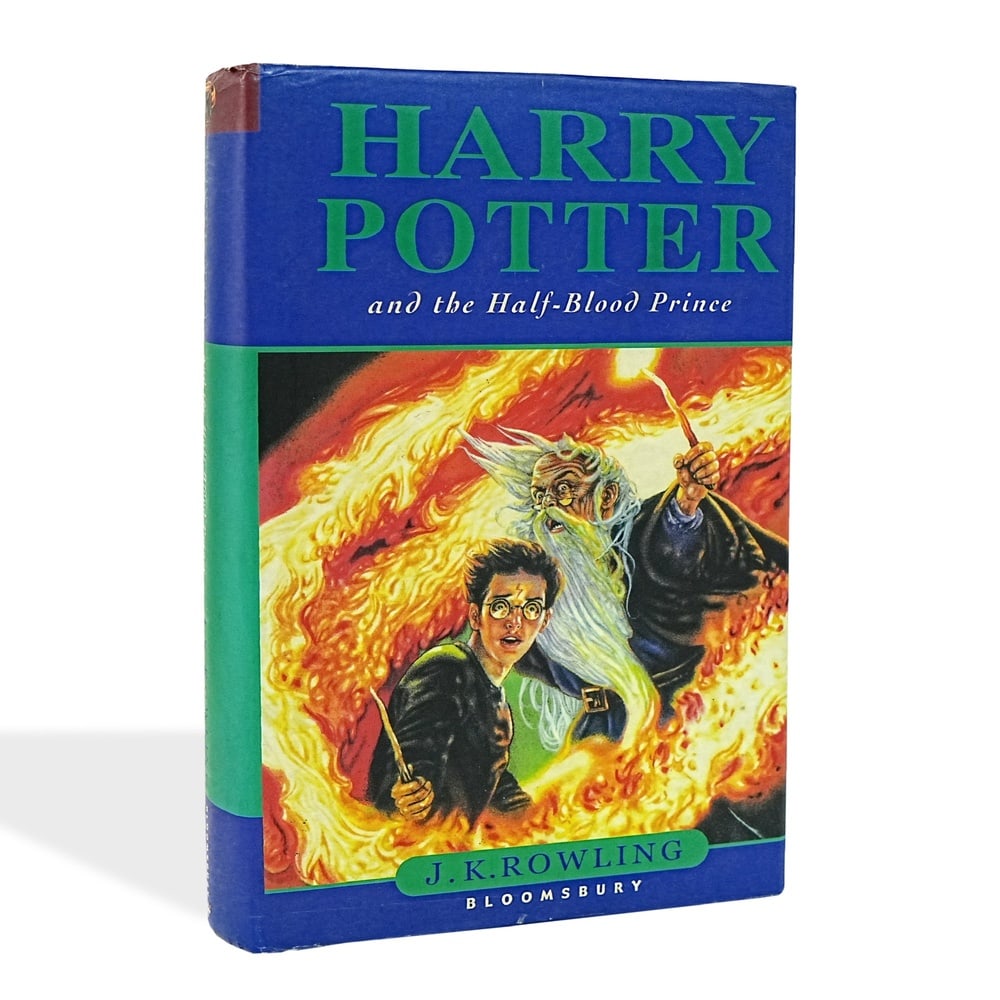 J.K. ROWLING SIGNED "HARRY POTTER AND THE HALF-BLOOD PRINCE" (UK FIRST EDITION, 2005): 8 1/8 x 5 1/2 in (20.6 x 14 cm) A signed copy of Harry Potter and the Half-Blood Prince by J.K. Rowling represents one of the most recognizable and commercially powerful modern literary collectibles,