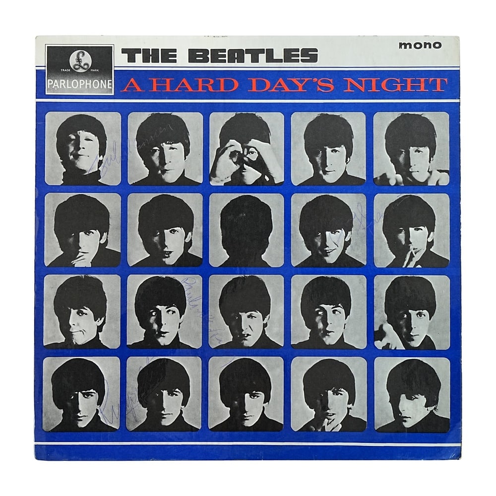 THE BEATLES FULLY SIGNED "A HARD DAY'S NIGHT" UK LP - 2