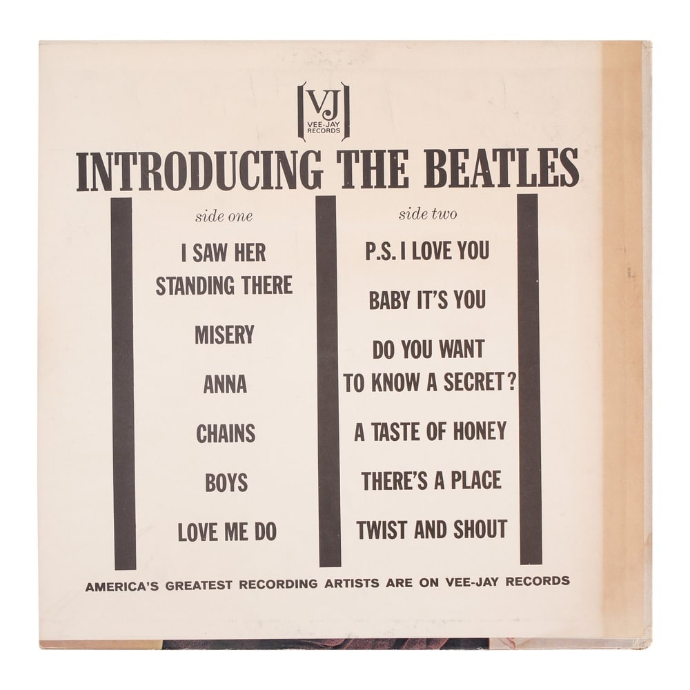 THE BEATLES FULLY SIGNED "INTRODUCING... THE BEATLES" LP - 2