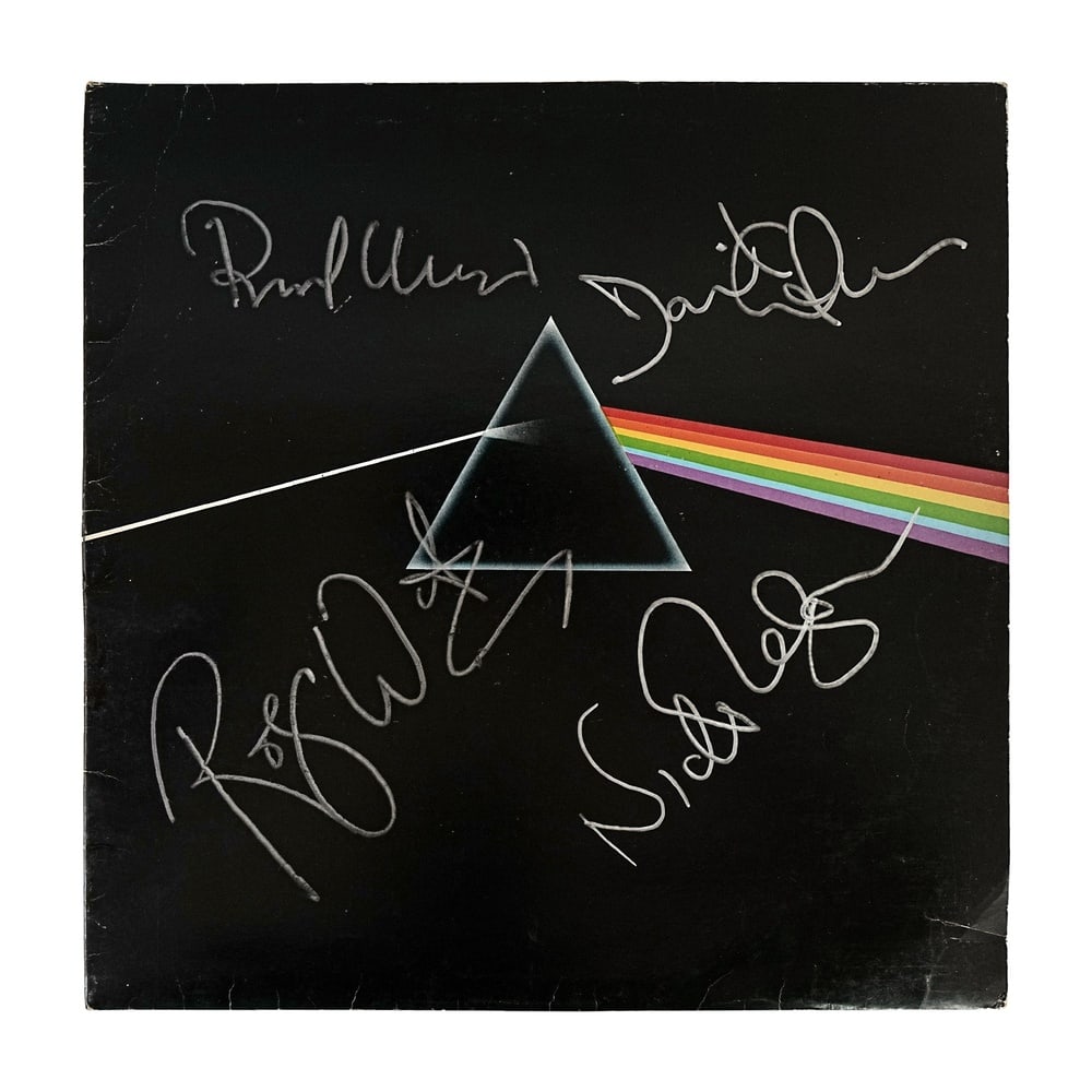 PINK FLOYD SIGNED LP "THE DARK SIDE OF THE MOON" (U.S. FIRST PRESSING) - 2