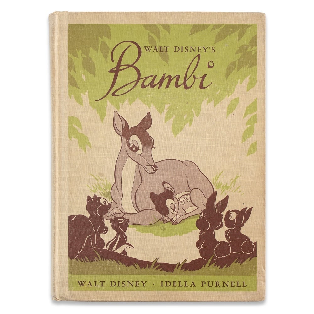 WALT DISNEY SIGNED "WALT DISNEY'S BAMBI" FIRST EDITION (1 of 4)