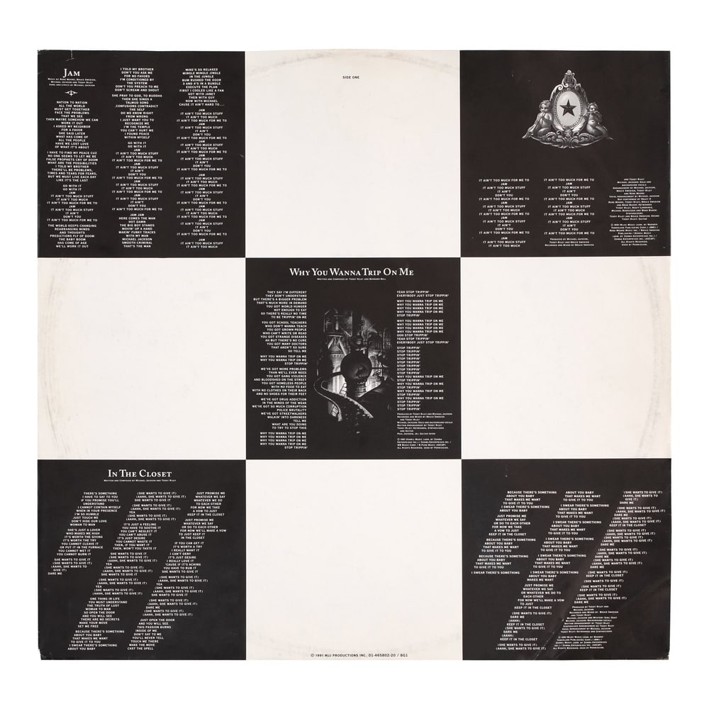 MICHAEL JACKSON SIGNED "DANGEROUS" LP - 6