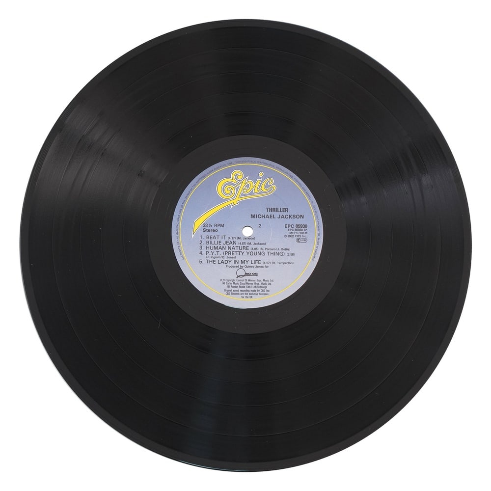 MICHAEL JACKSON SIGNED "THRILLER" LP - 7