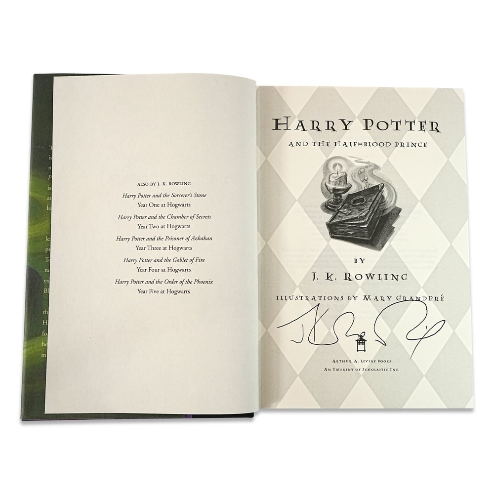 J.K. ROWLING SIGNED "HARRY POTTER AND THE HALF-BLOOD PRINCE" (U.S. FIRST EDITION, 2005) - 3