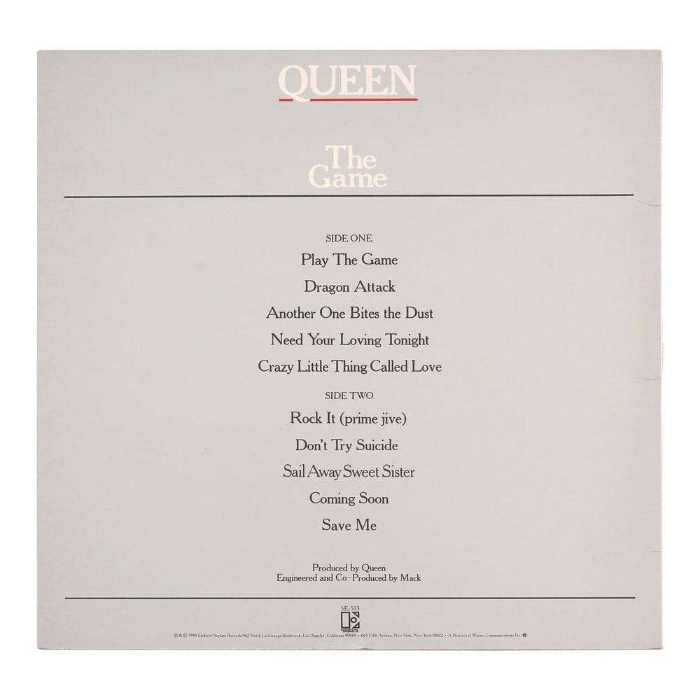 QUEEN FULLY SIGNED "THE GAME" LP - 2