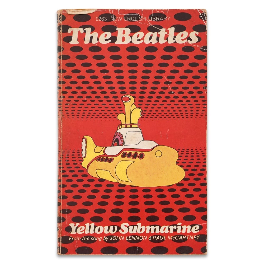 THE BEATLES FULLY SIGNED "YELLOW SUBMARINE" BOOKLET: 7 1/8 x 4 1/4 in (18 x 10.8 cm) Provenance and Authentication: This collectible has undergone a rigorous forensic evaluation. The signatures were carefully analyzed across multiple criteria,