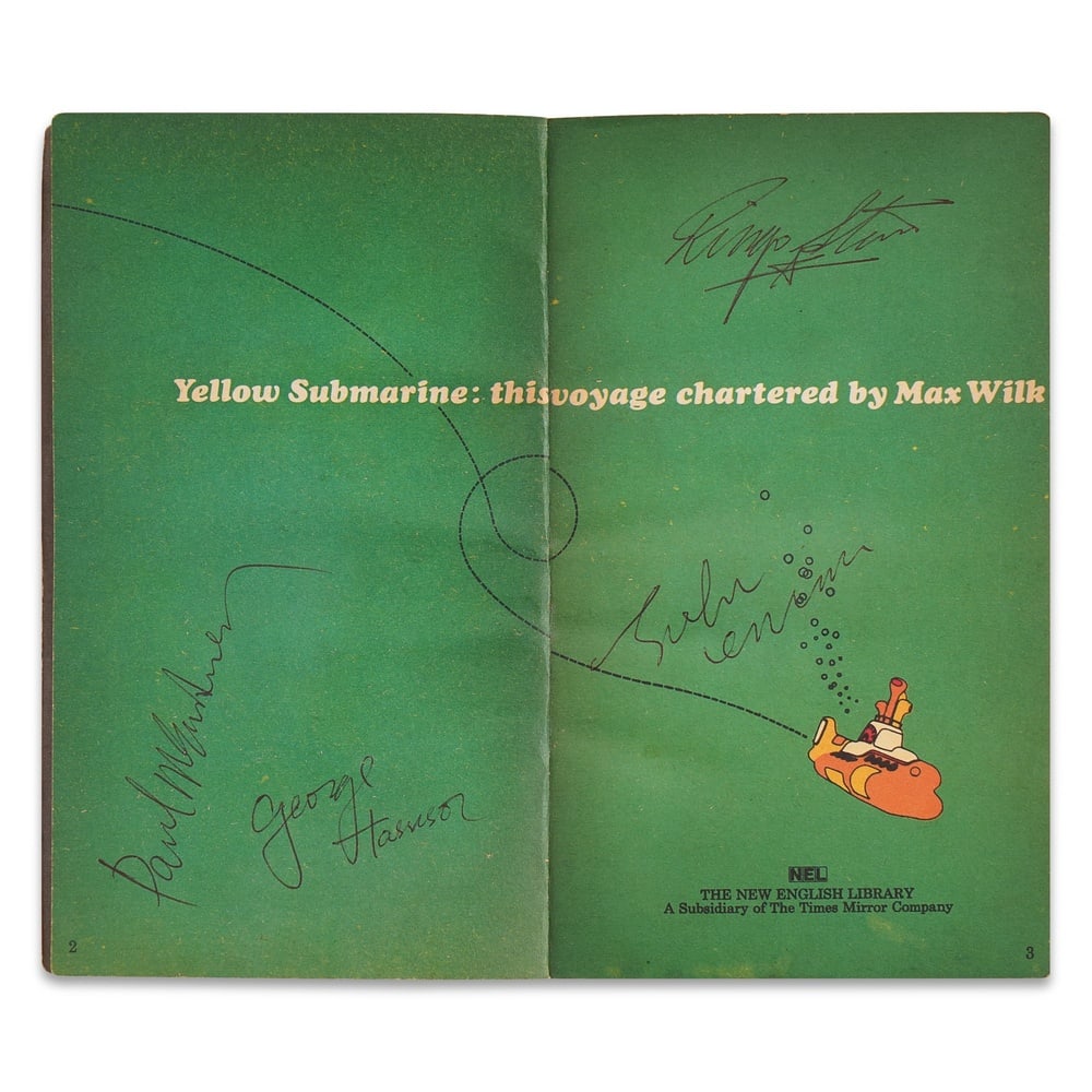 THE BEATLES FULLY SIGNED "YELLOW SUBMARINE" BOOKLET - 3