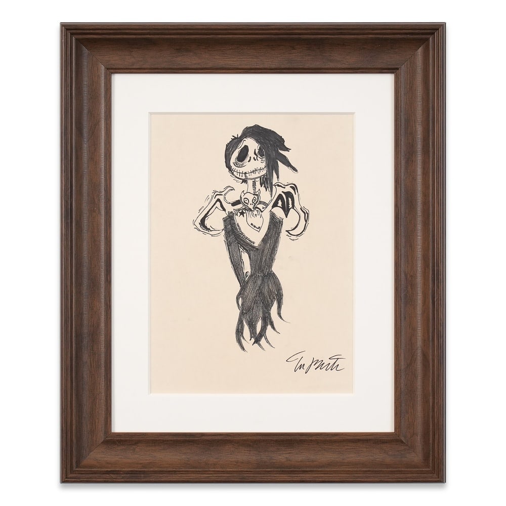 TIM BURTON SIGNED DRAWING (1 of 1)