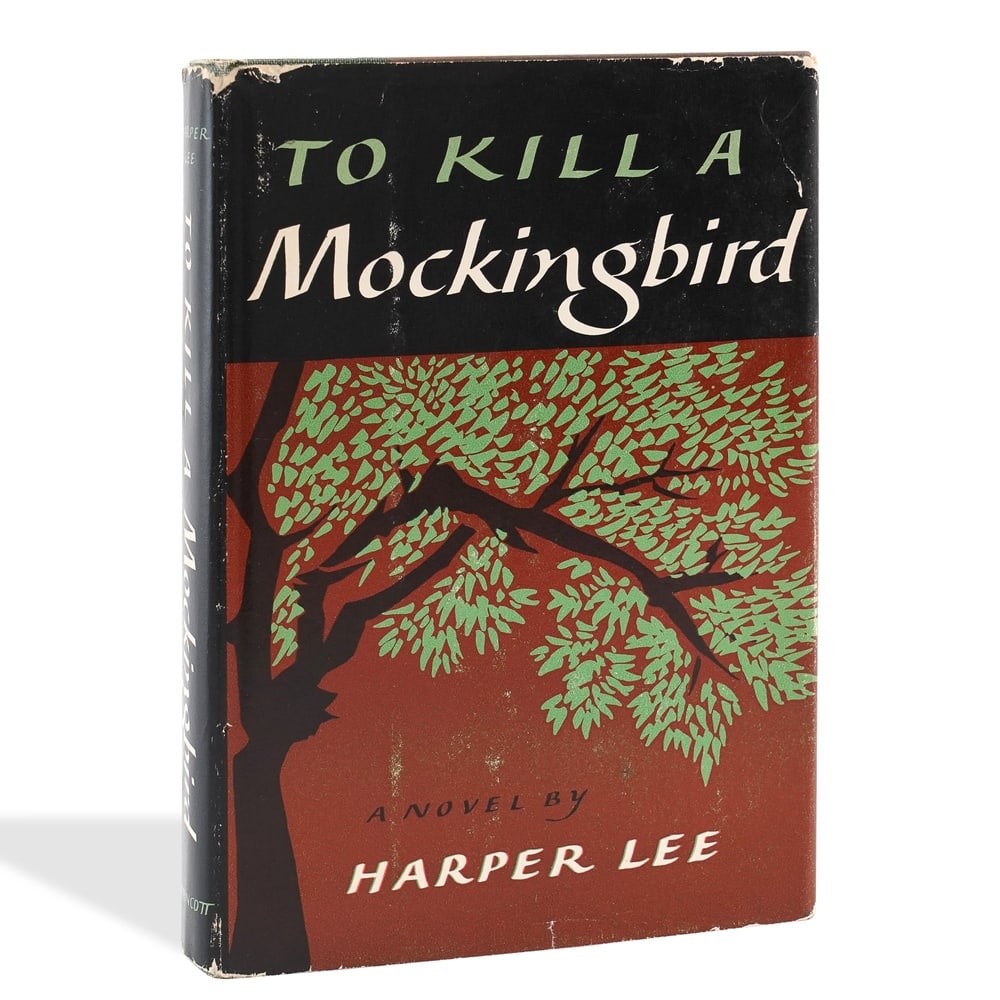 HARPER LEE SIGNED "TO KILL A MOCKINGBIRD" FIRST EDITION: 8 1/4 x 5 5/8 in (21 x 14.3 cm) Provenance and Authentication: This collectible has undergone a rigorous forensic evaluation. The signatures were carefully analyzed across multiple criteria,