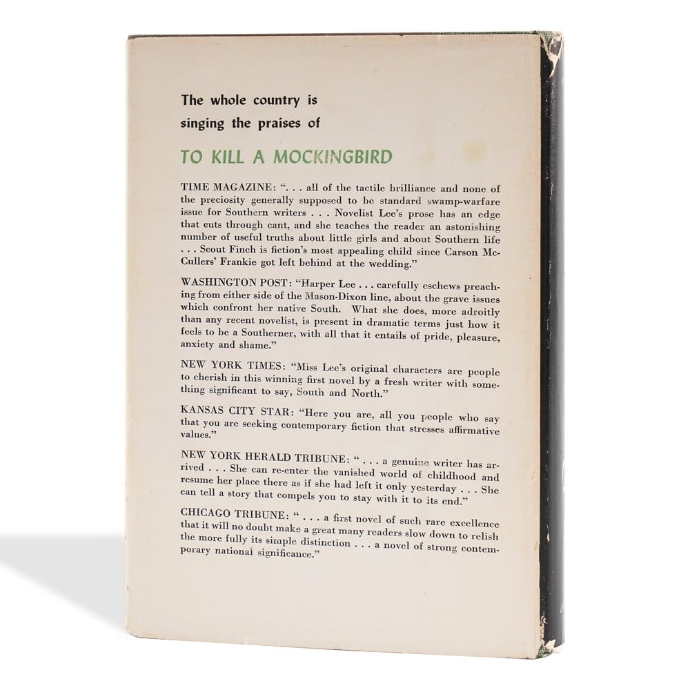 HARPER LEE SIGNED "TO KILL A MOCKINGBIRD" FIRST EDITION - 2