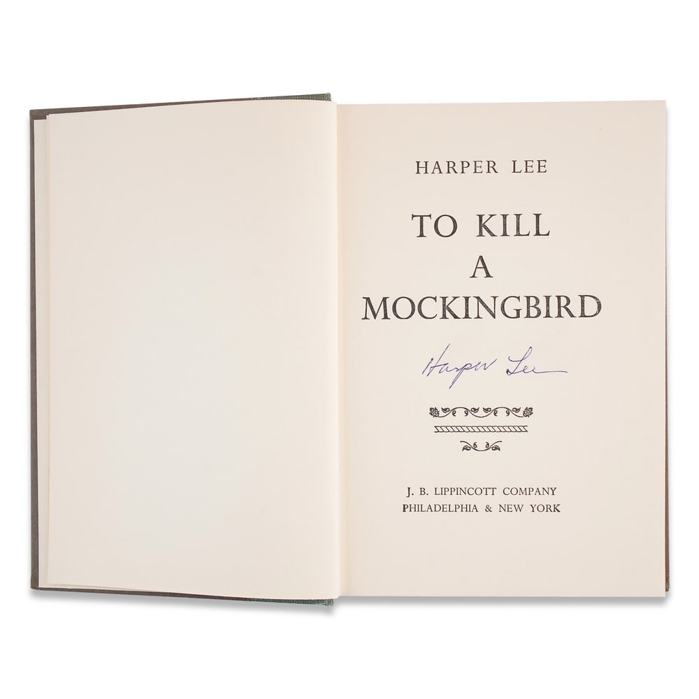 HARPER LEE SIGNED "TO KILL A MOCKINGBIRD" FIRST EDITION - 3