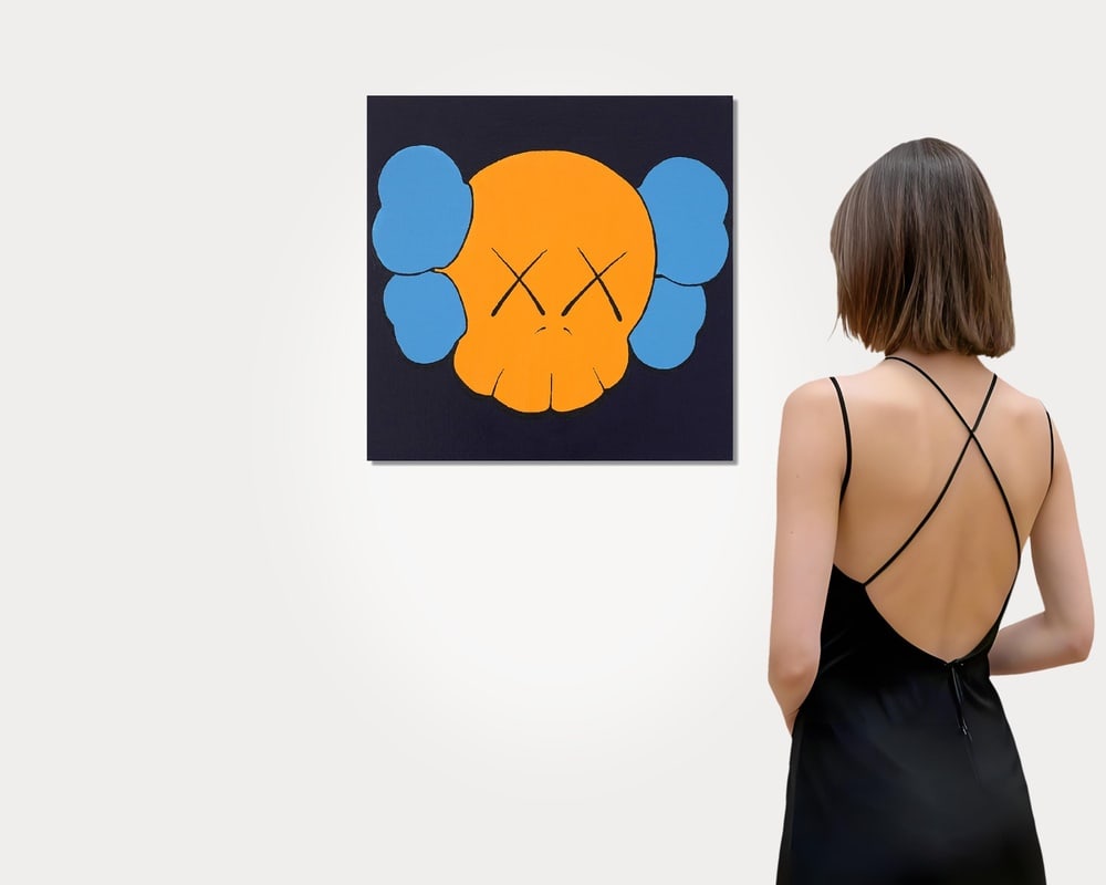 KAWS (B.1974), ATTRIBUTED TO, ACRYLIC ON CANVAS - 2