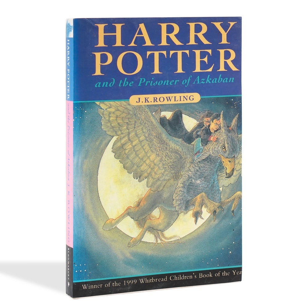 J.K. ROWLING SIGNED "HARRY POTTER AND THE PRISONER OF AZKABAN": 7 3/4 x 5 in (19.6 x 12.6 cm) J.K. Rowling stands as one of the most influential authors in contemporary literature, whose Harry Potter series reshaped global publishing and popular culture. Her work 