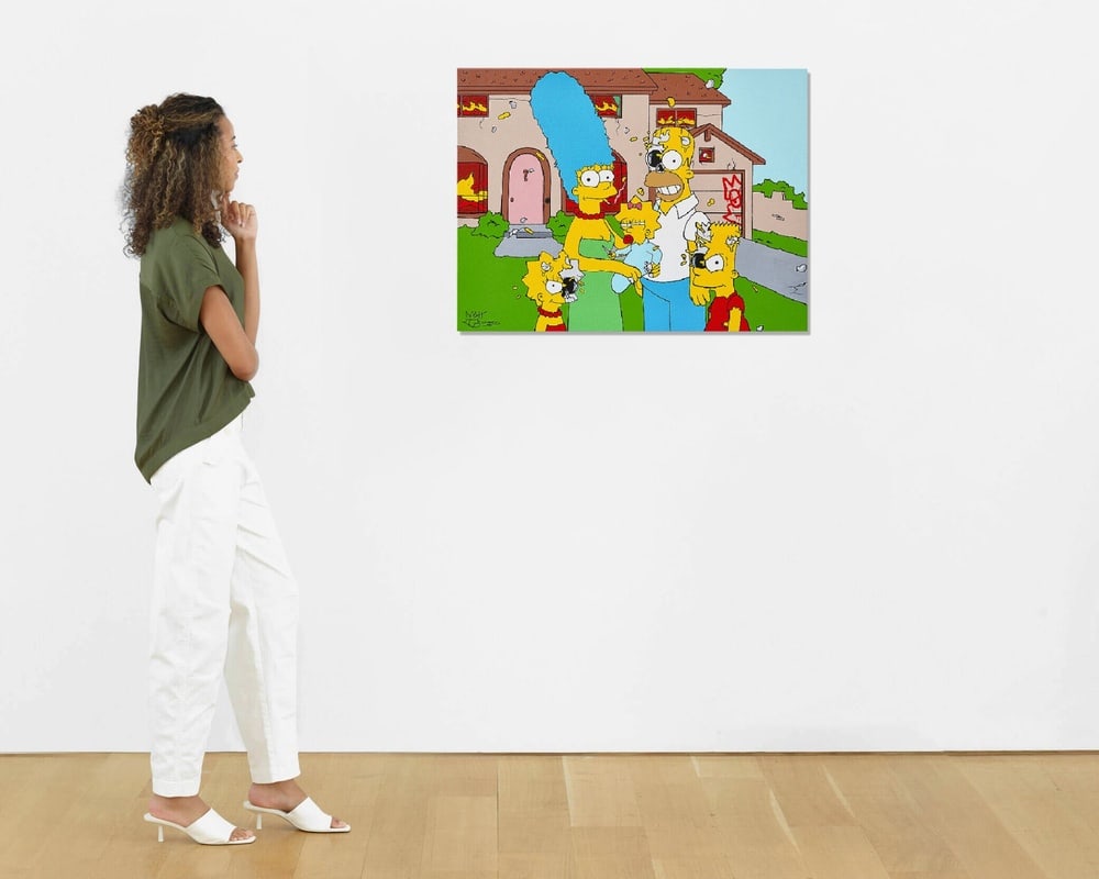 MATT GONDEK (B.1982), ATTRIBUTED TO, ACRYLIC ON CANVAS - 2