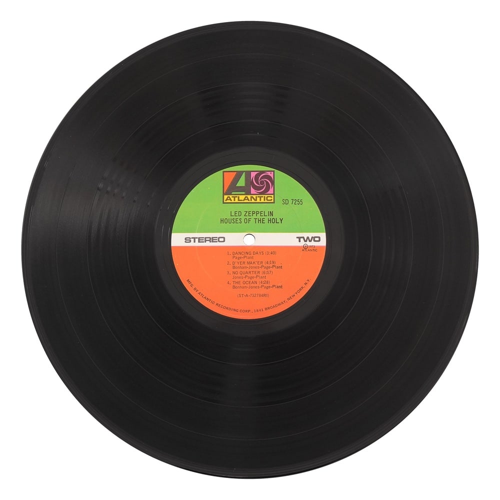 LED ZEPPELIN FULLY SIGNED "HOUSES OF THE HOLY" LP - 7
