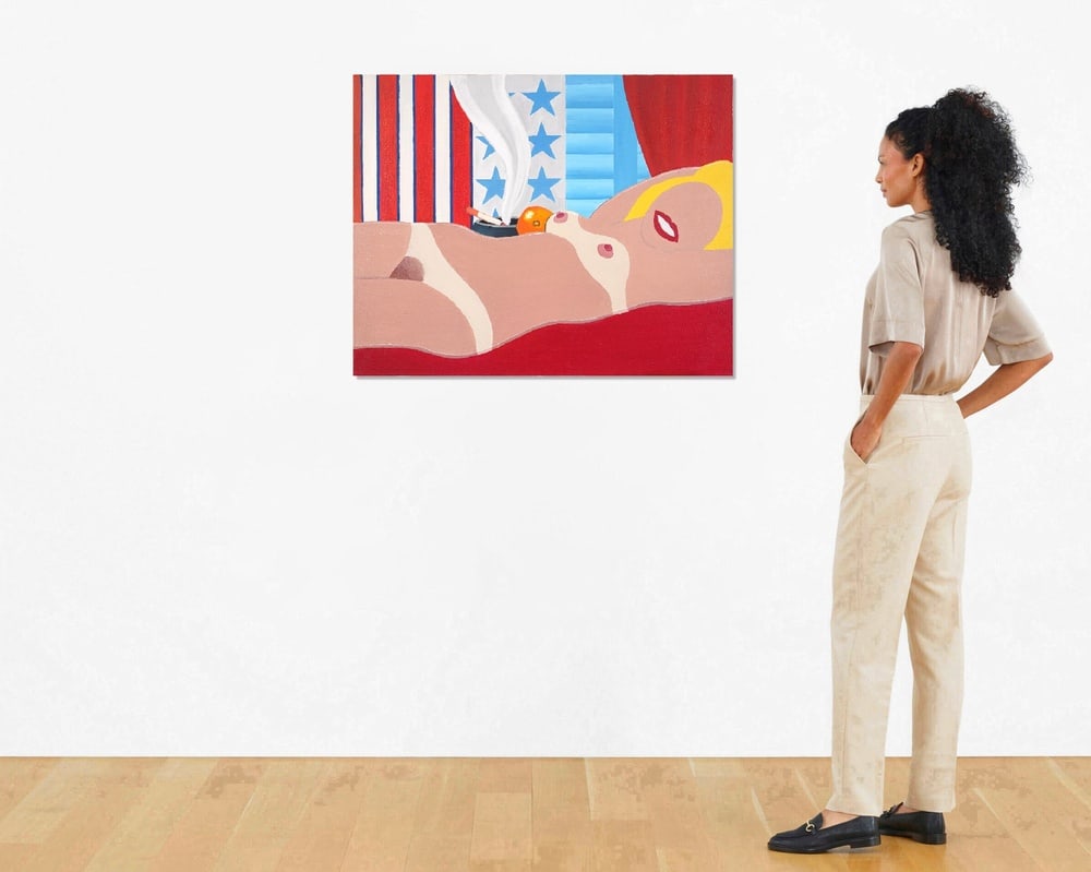 TOM WESSELMANN (1931-2004), ATTRIBUTED TO, ACRYLIC ON CANVAS - 2