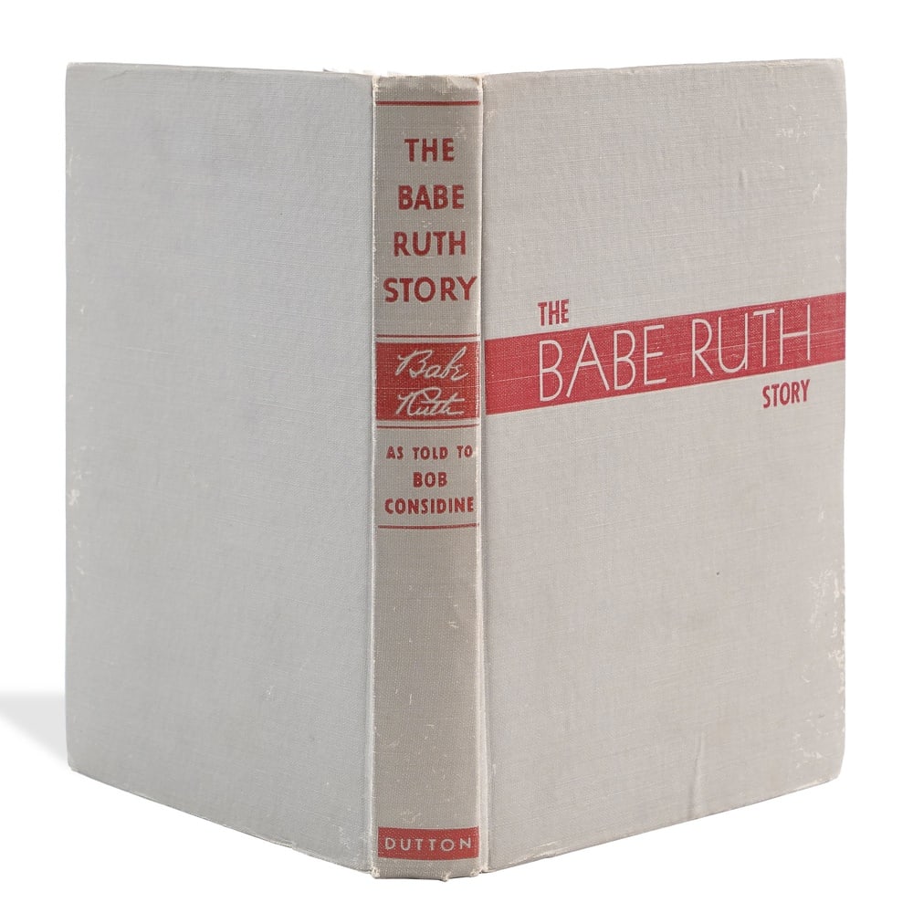 BABE RUTH SIGNED "THE BABE RUTH STORY" FIRST EDITION - 5
