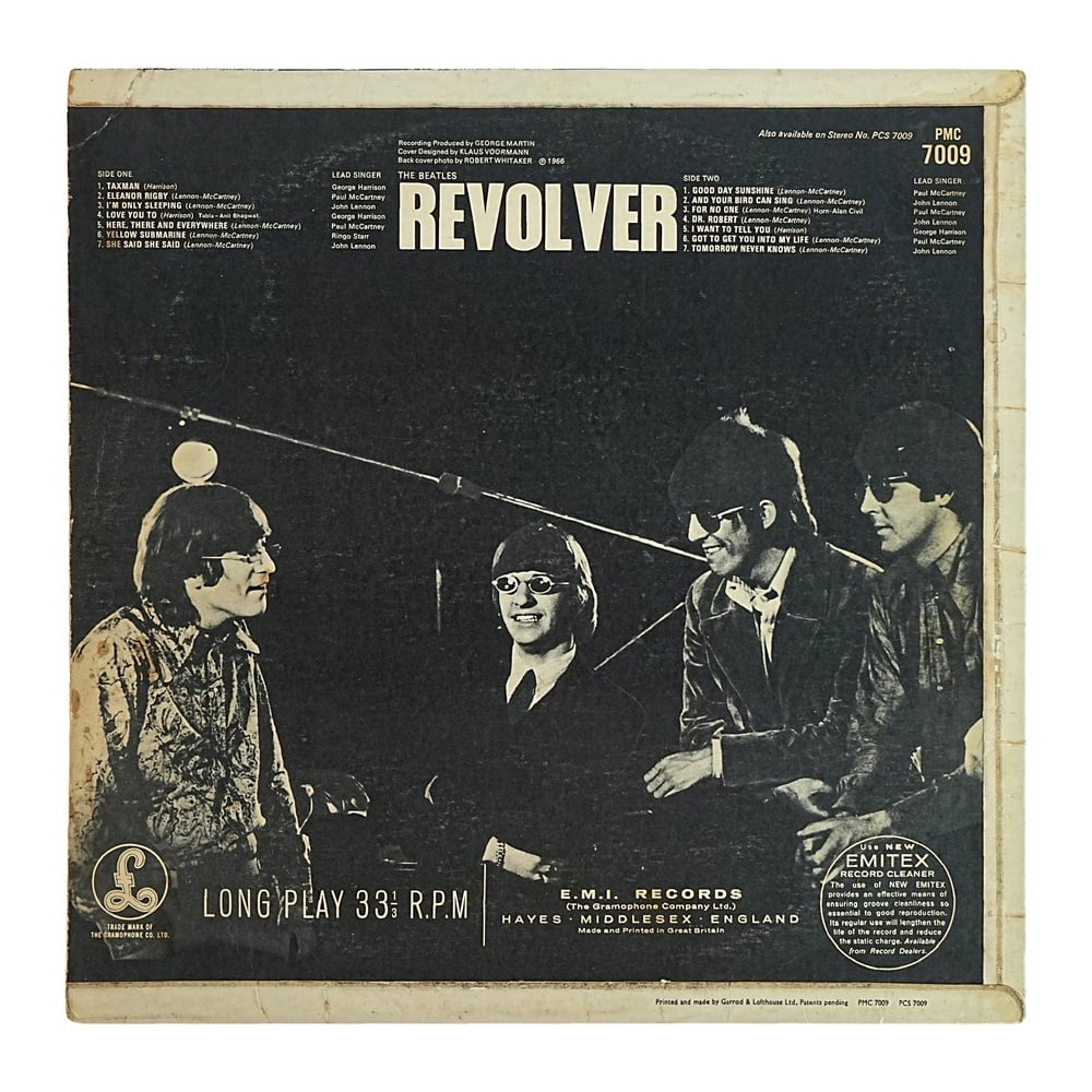 THE BEATLES FULLY SIGNED "REVOLVER" UK LP - 3