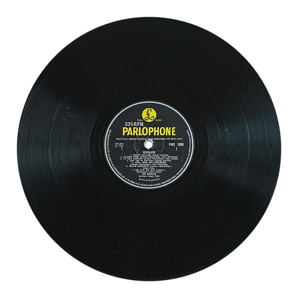 THE BEATLES FULLY SIGNED "REVOLVER" UK LP - 5
