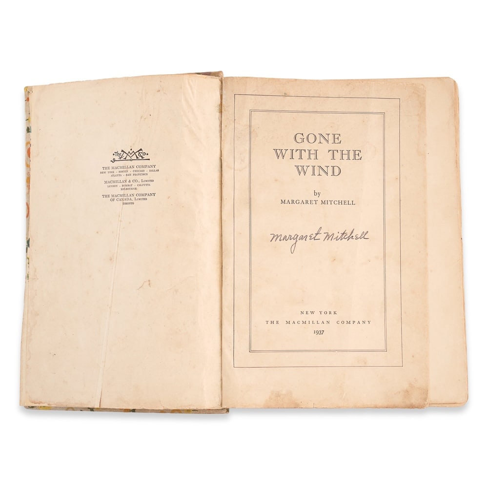 MARGARET MITCHELL SIGNED "GONE WITH THE WIND" - 3