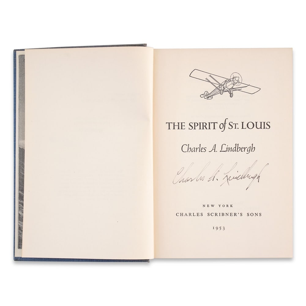 CHARLES A. LINDBERGH SIGNED "THE SPIRIT OF ST. LOUIS" - 3