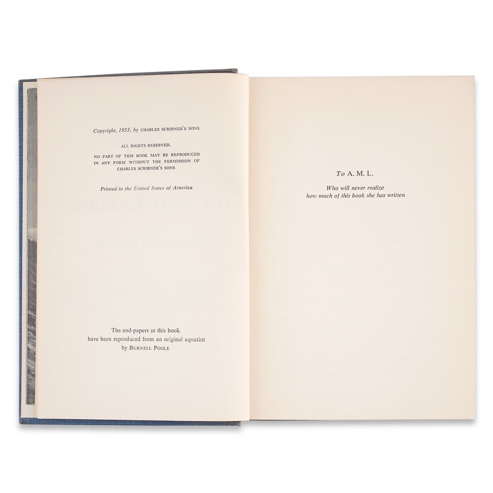 CHARLES A. LINDBERGH SIGNED "THE SPIRIT OF ST. LOUIS" - 4
