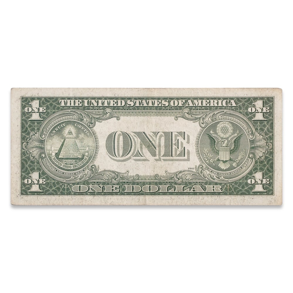 ALBERT EINSTEIN SIGNED U.S. ONE DOLLAR SILVER CERTIFICATE (1935 SERIES) - 2