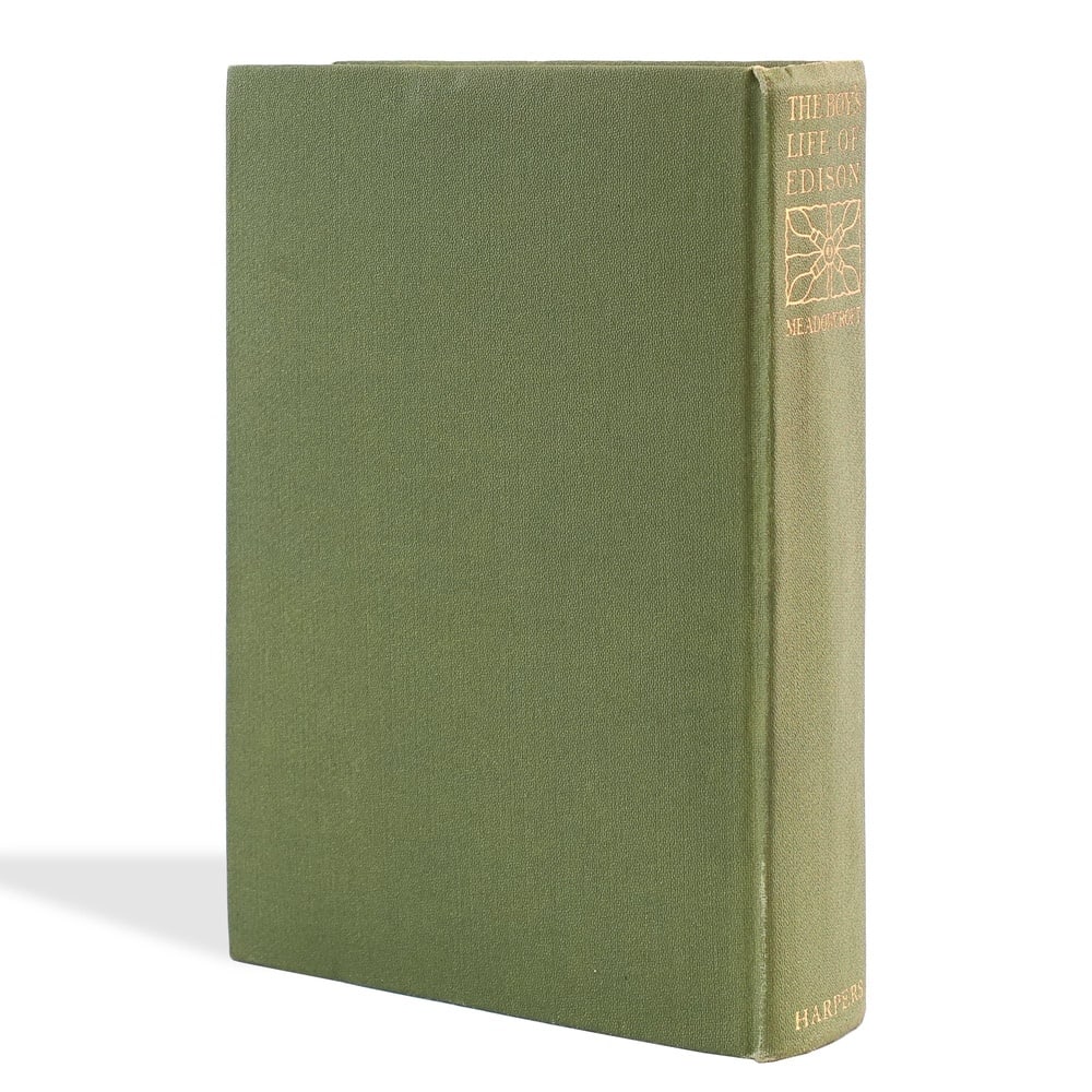 THOMAS A. EDISON SIGNED "THE BOY'S LIFE OF EDISON" - 2