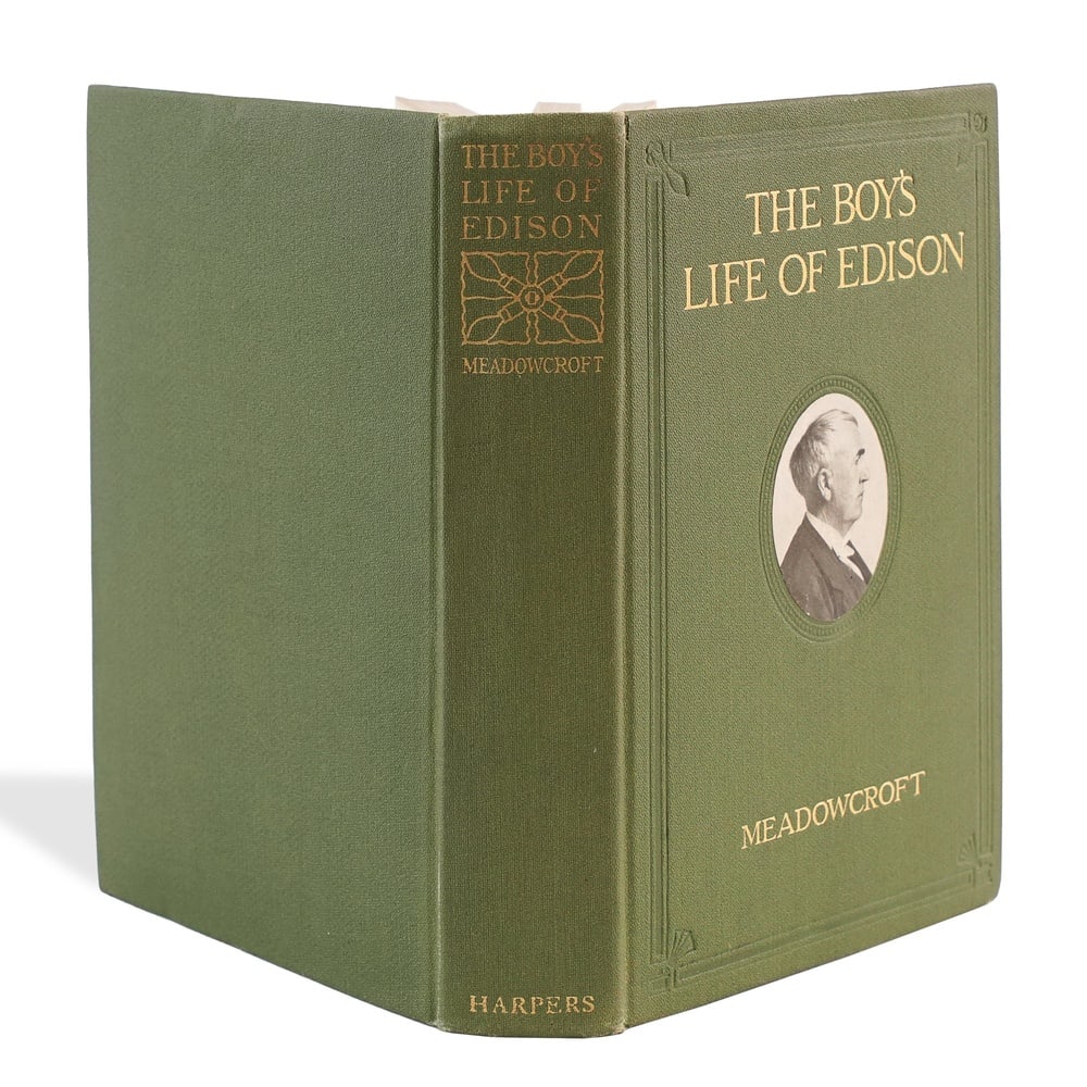 THOMAS A. EDISON SIGNED "THE BOY'S LIFE OF EDISON" - 5