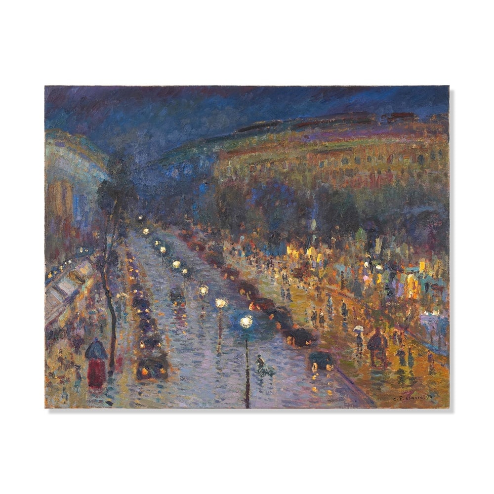 CAMILLE PISSARRO (1830-1903), ATTRIBUTED TO, OIL ON CANVAS: Signed (lower right) Image Dimensions: 25 5/8 x 31 7/8 in (65 x 81 cm) This painting comes with COA. Camille Pissarro remains one of the founding and most intellectually influential figures of