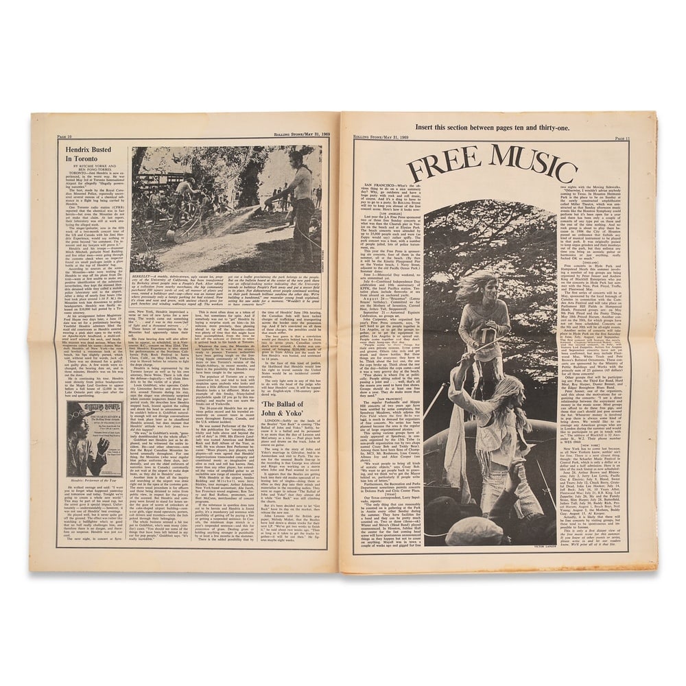 JIMI HENDRIX SIGNED "ROLLING STONE" MAGAZINE - 3
