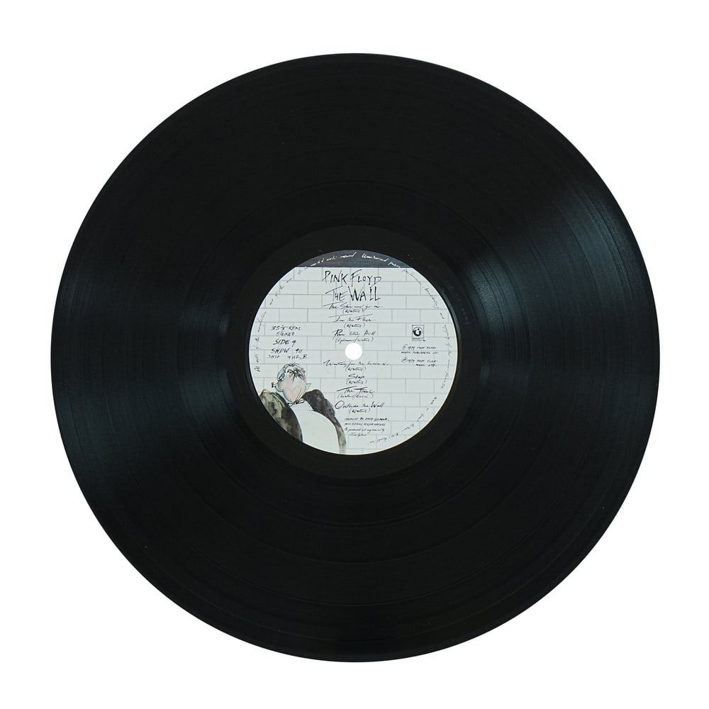PINK FLOYD FULLY SIGNED "THE WALL" DOUBLE LP - 12