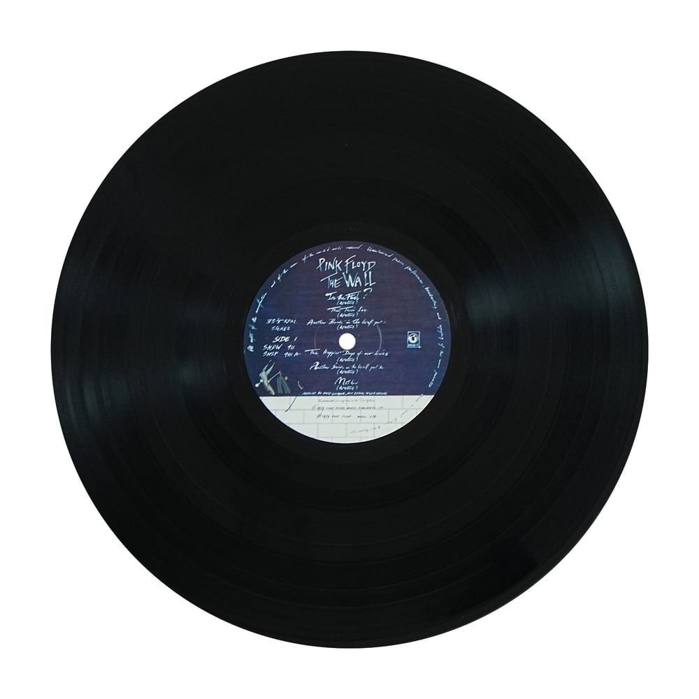 PINK FLOYD FULLY SIGNED "THE WALL" DOUBLE LP - 9