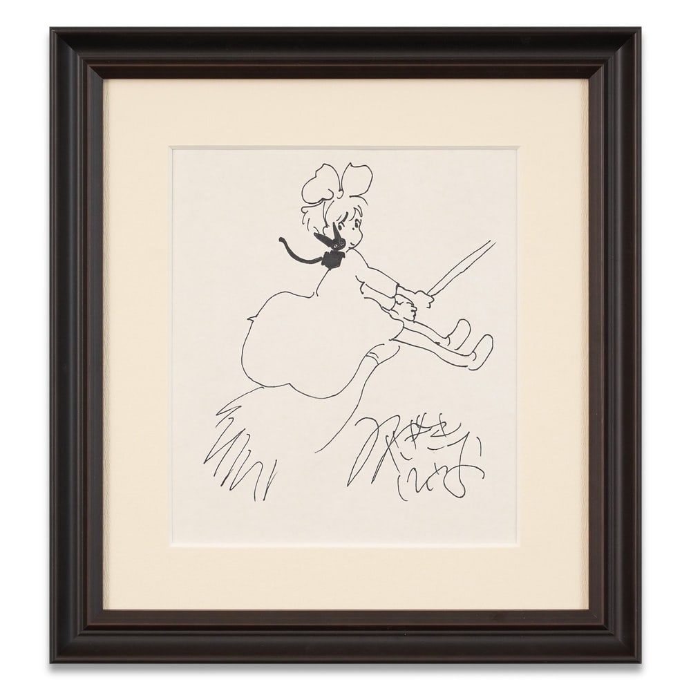 HAYAO MIYAZAKI SIGNED HAND-DRAWN STUDIO GHIBLI CHARACTER DRAWING (1 of 1)