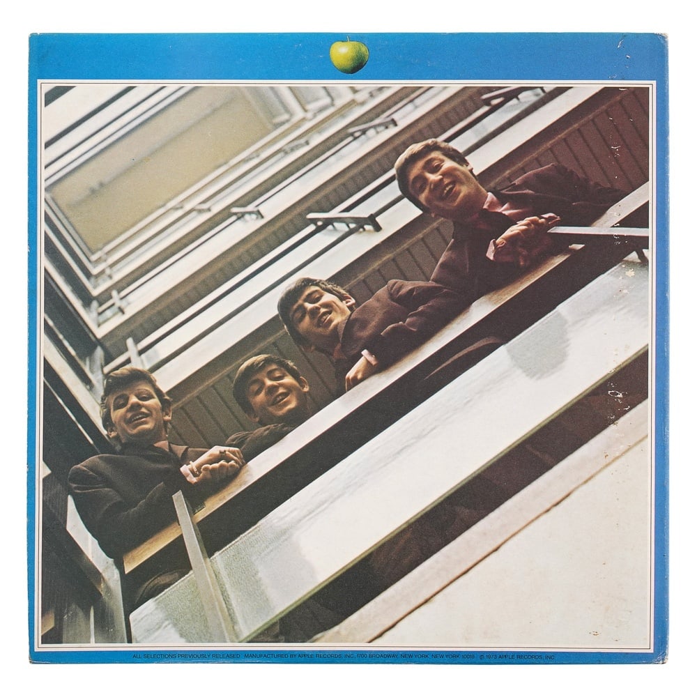 THE BEATLES FULLY SIGNED LP "1967-1970" (THE BLUE ALBUM, U.S. PRESSING) - 2
