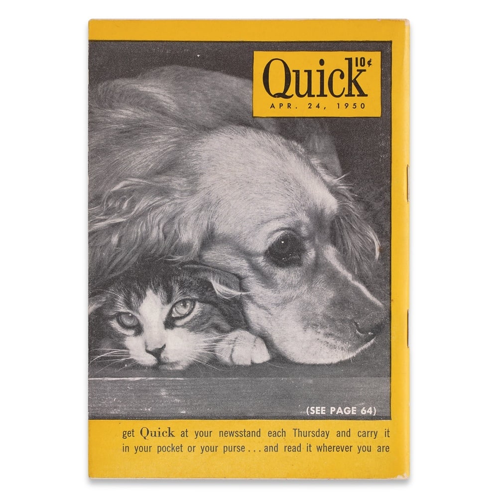 WALT DISNEY SIGNED QUICK MAGAZINE - 2