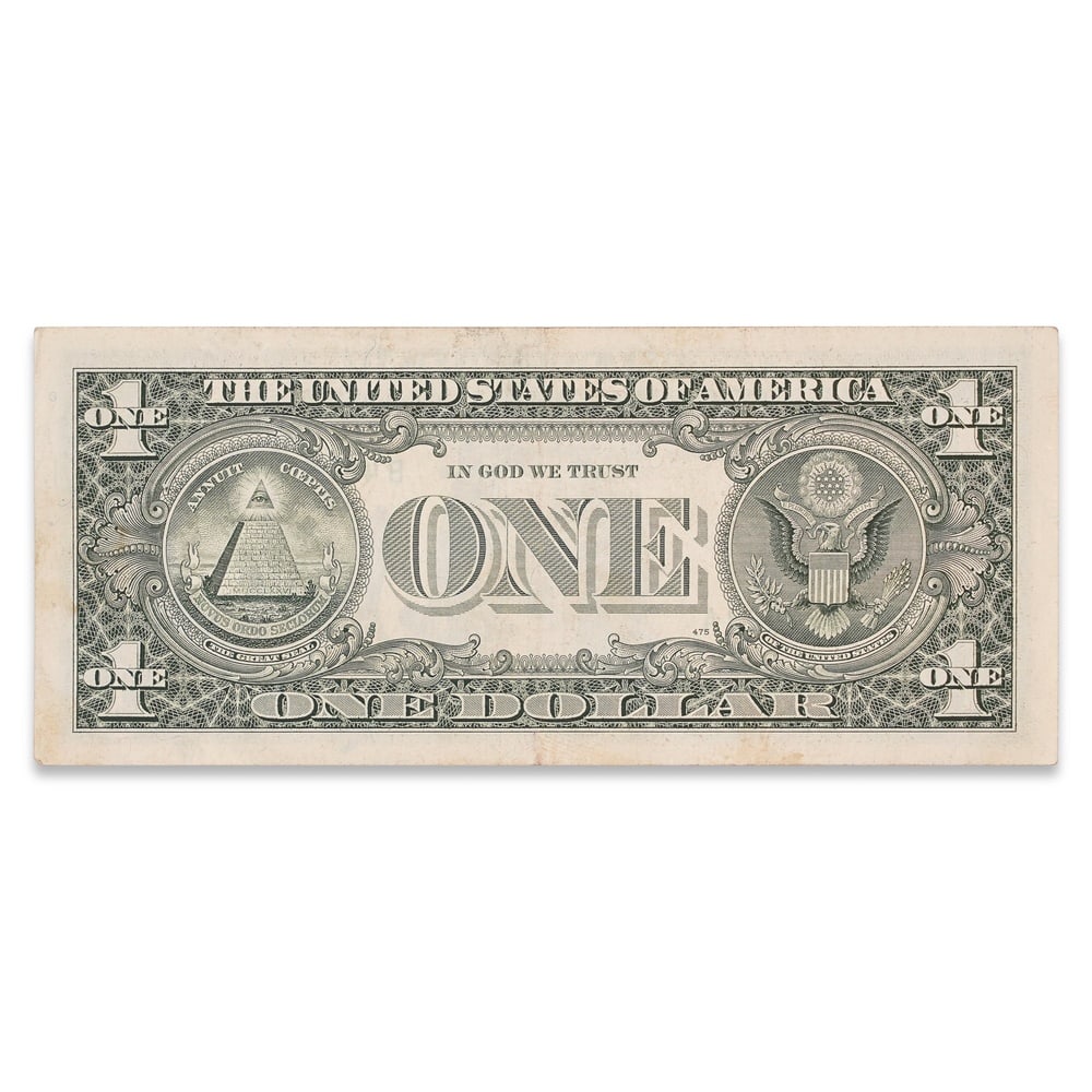MICHAEL JACKSON SIGNED ONE DOLLAR BILL - 2