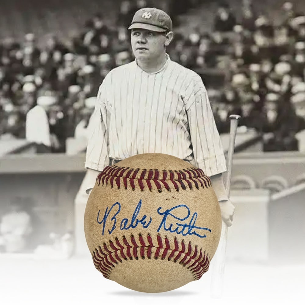 BABE RUTH SIGNED BASEBALL