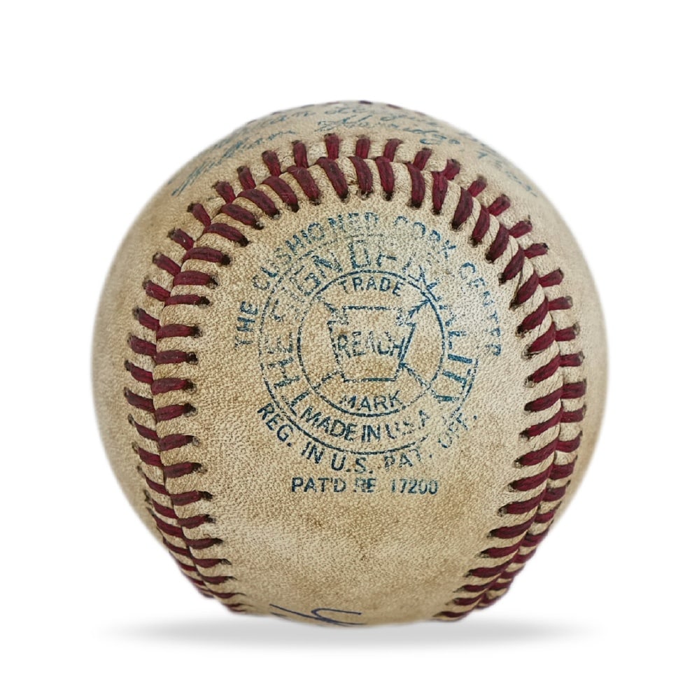 BABE RUTH SIGNED BASEBALL - 3