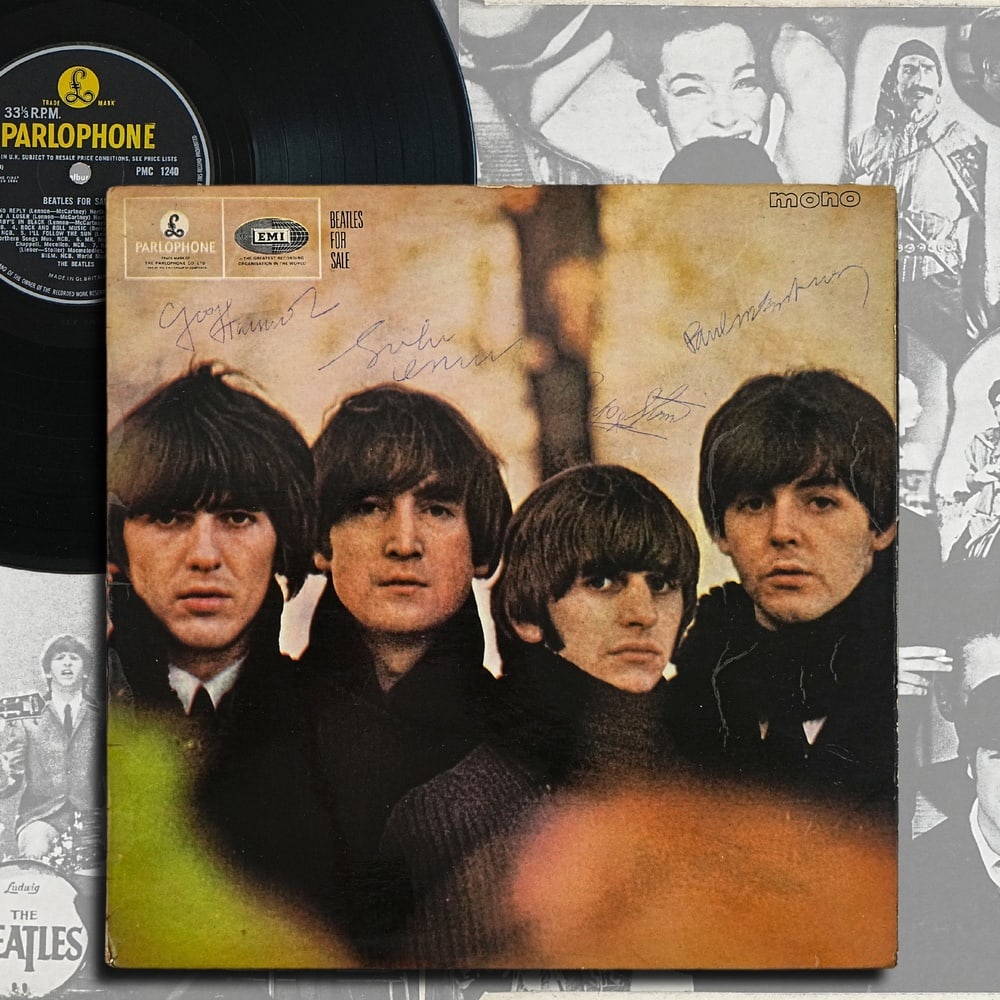 THE BEATLES FULLY SIGNED "BEATLES FOR SALE" LP, U.K. MONO PRESSING (1 of 7)