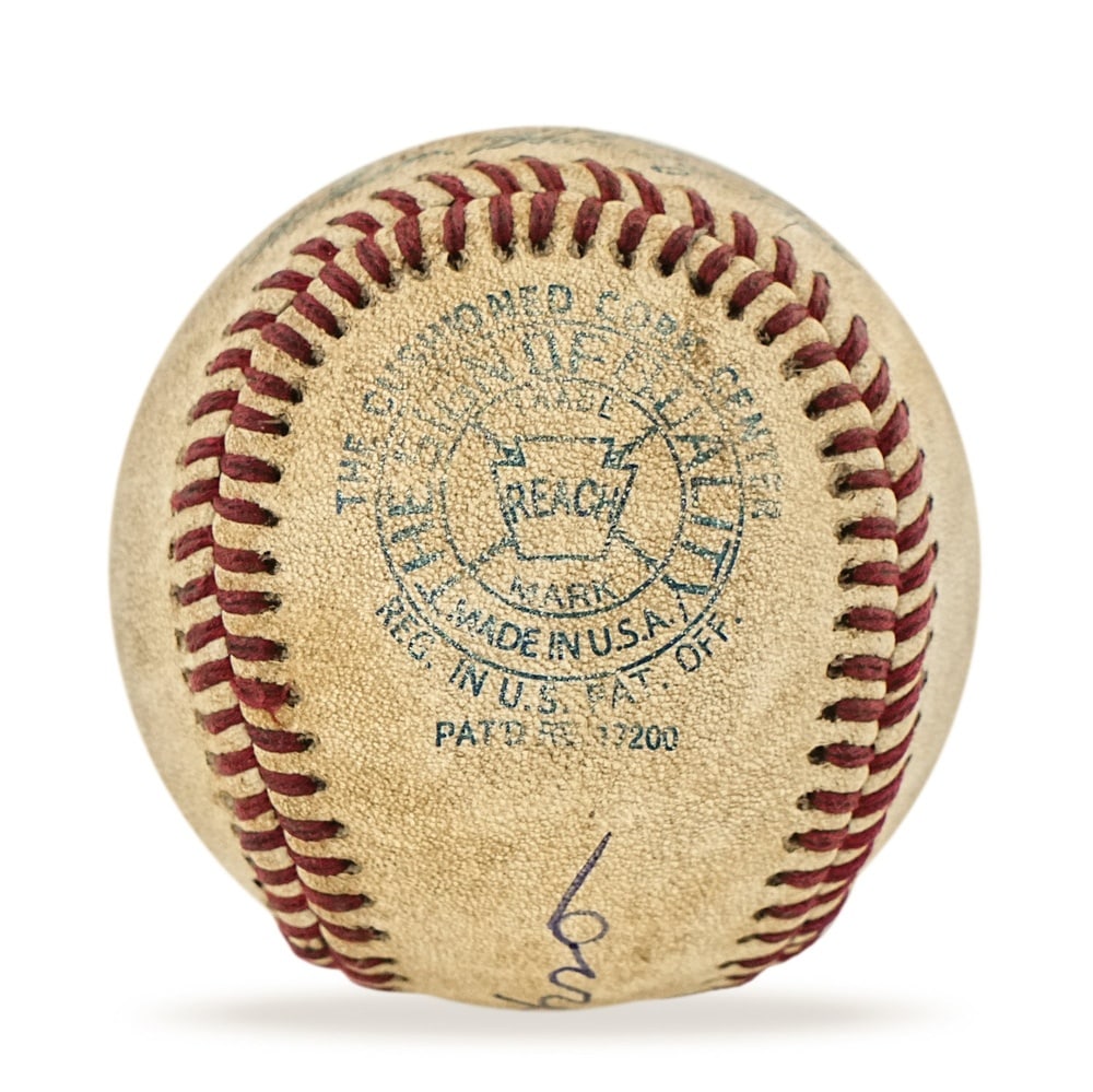 SHOELESS JOE JACKSON SIGNED BASEBALL - 2