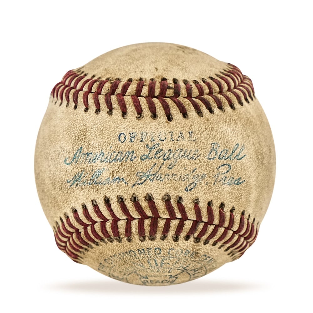 SHOELESS JOE JACKSON SIGNED BASEBALL - 3