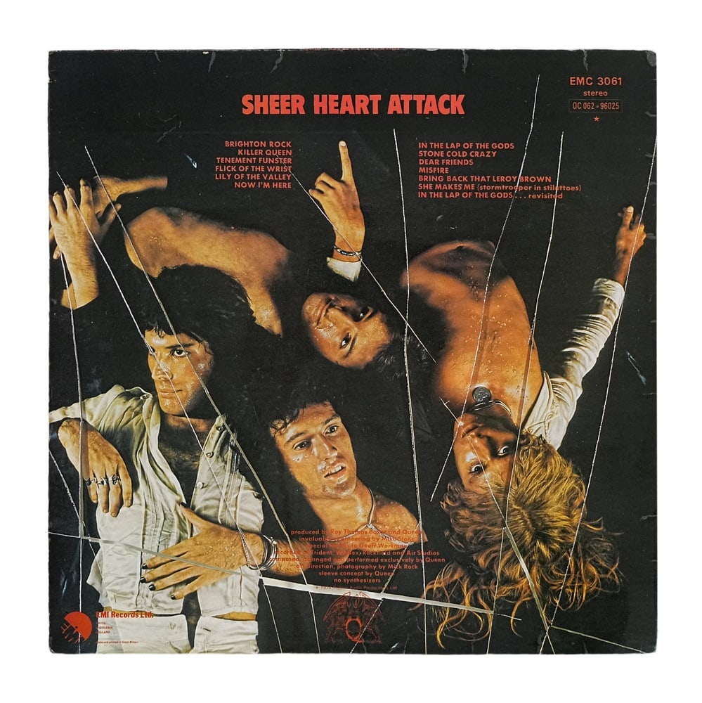 QUEEN FULLY SIGNED "SHEER HEART ATTACK" LP - 3