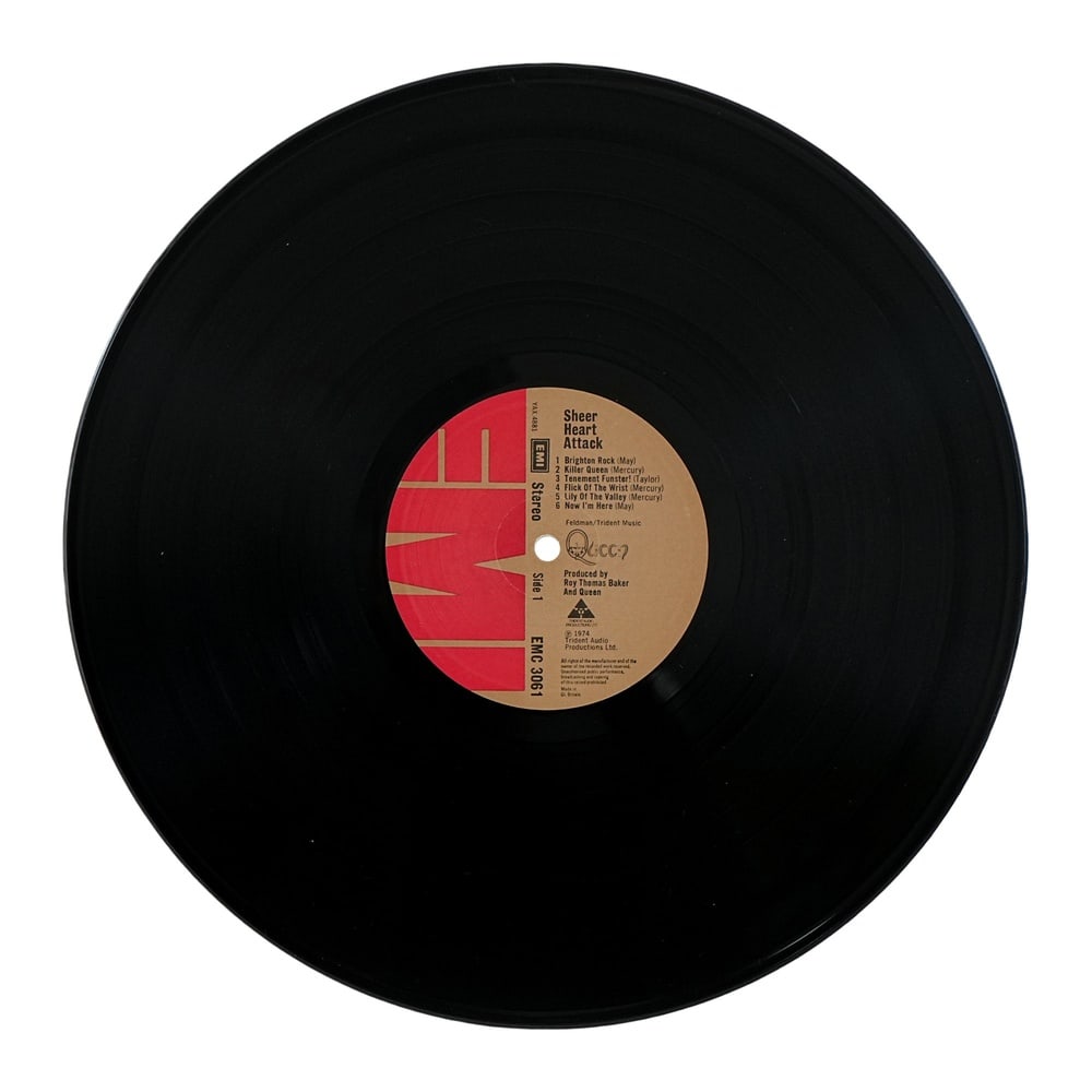 QUEEN FULLY SIGNED "SHEER HEART ATTACK" LP - 6