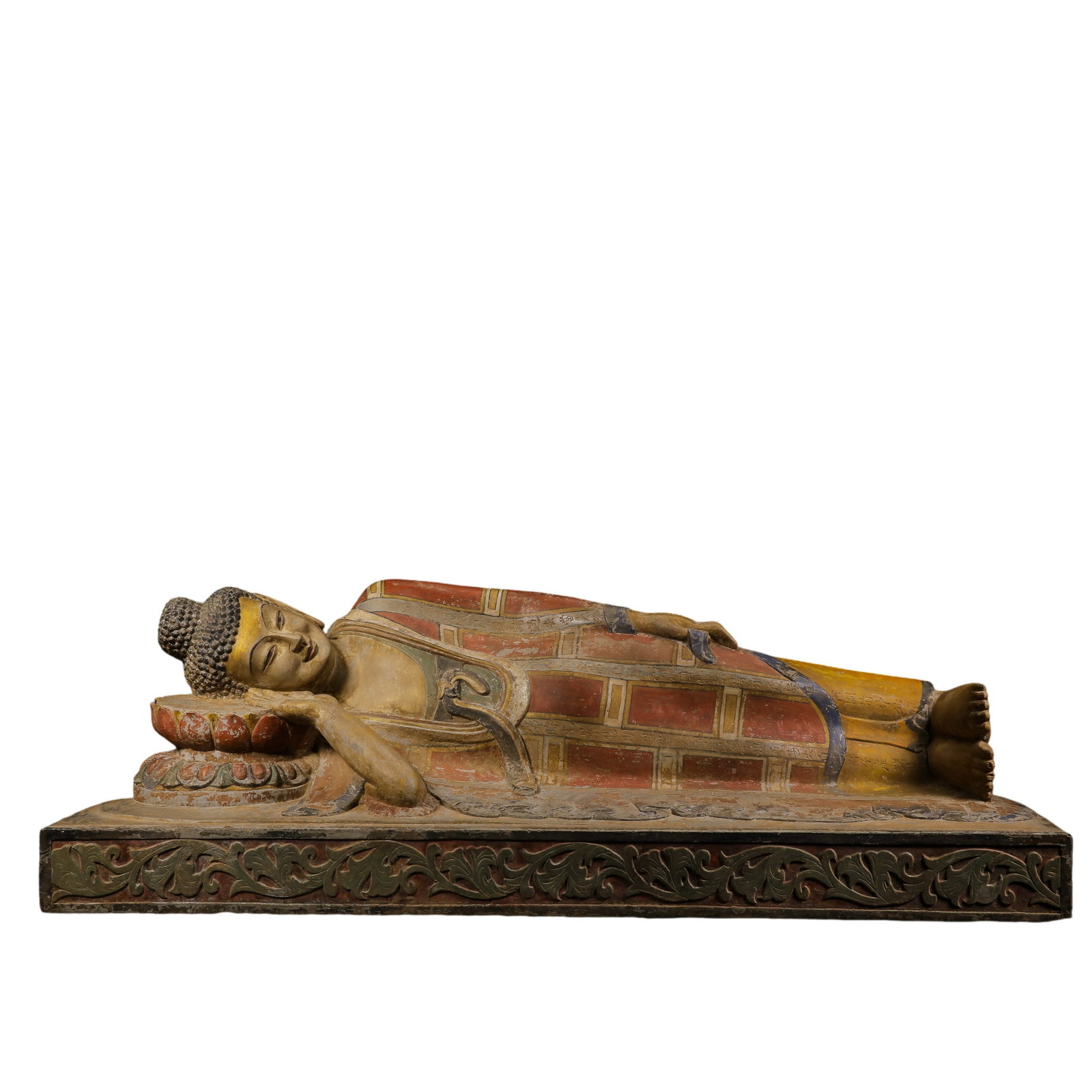 Monumental Stone Reclining Buddha (Parinirvana), Northern Wei Dynasty (386–534)