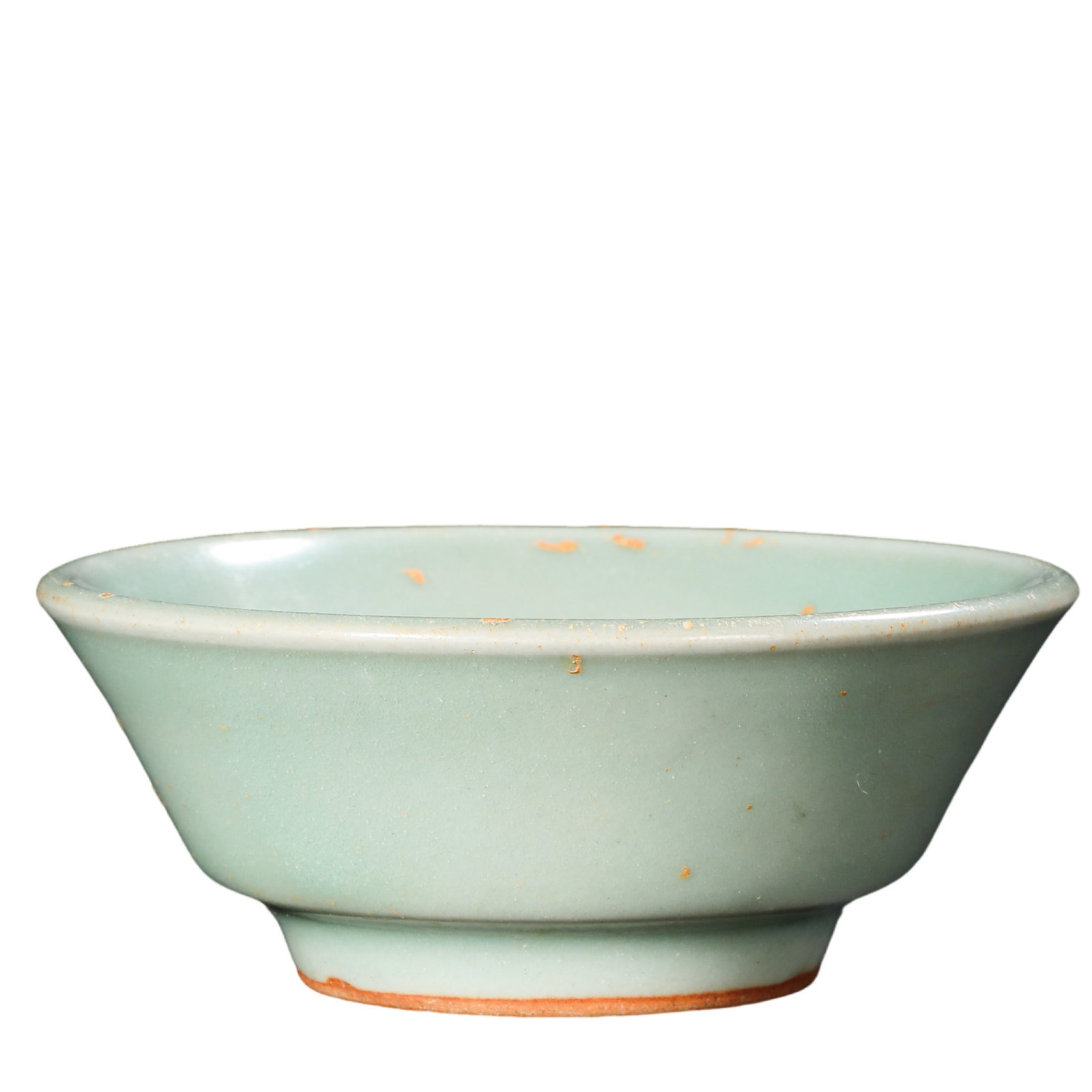 Southern Song Dynasty Longquan Celadon Powder Green Glazed Teacup, 13th Century (1 of 8)